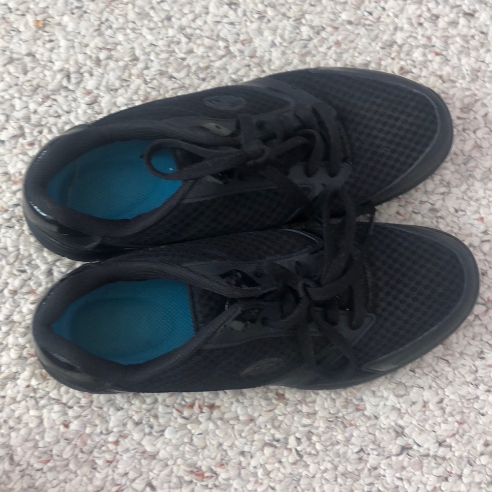 All black sneakers